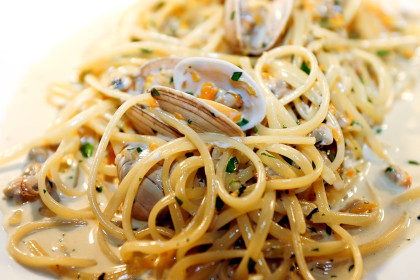 Clams with Spaghetti | Northstar Cardiff